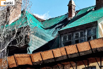 Siatki Lubiąż - Siatki zabezpieczające stare dachy - zabezpieczenie na stare dachówki dla terenów Lubiąża